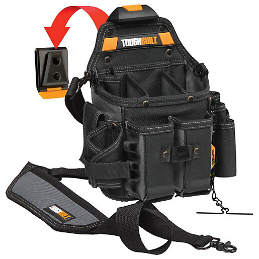 Toughbuilt T/BCT114 Journeyman Electricians Pouch with Strap Wickes.co.uk