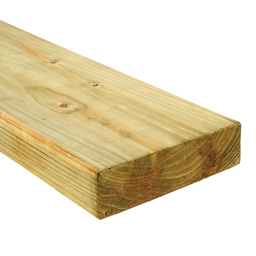 Wickes Treated Kiln Dried C16 Timber - 45 X 170 X 4800mm | Wickes.co.uk