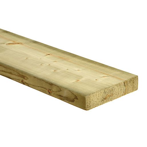 Wickes Treated Kiln Dried C16 Timber 45 x 220 x 3600 mm Wickes.co.uk