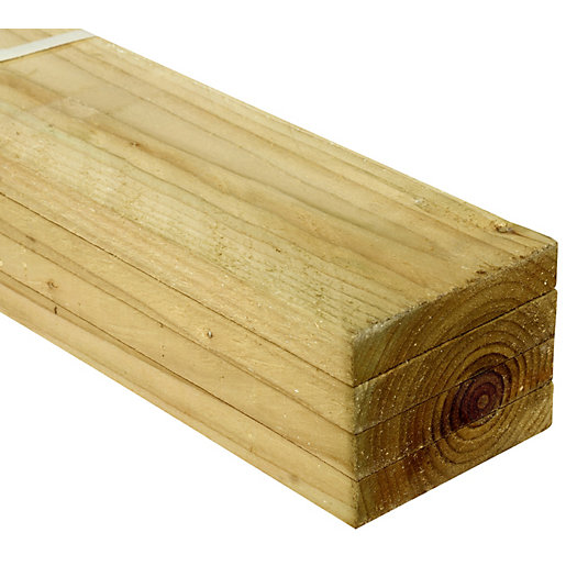 Wickes Treated Sawn Timber - 22 X 100 X 1800mm - Pack 4 | Wickes.co.uk