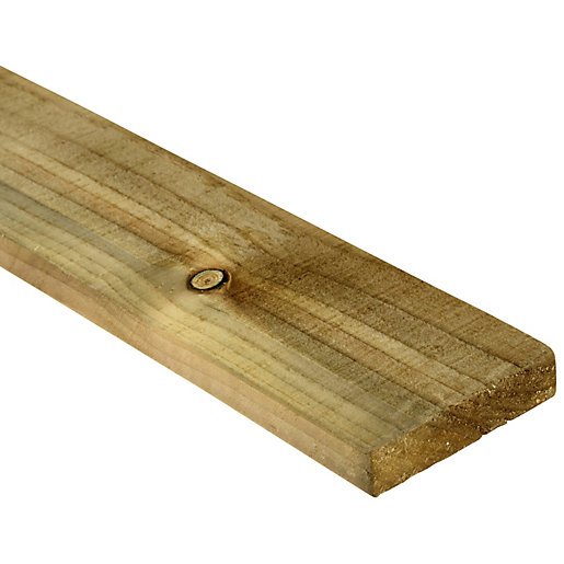 Wickes Treated Sawn Timber - 22 X 100 X 1800mm | Wickes.co.uk