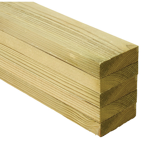 Wickes Treated Sawn Timber - 22 X 75 X 2400 Mm Pack Of 5 | Wickes.co.uk