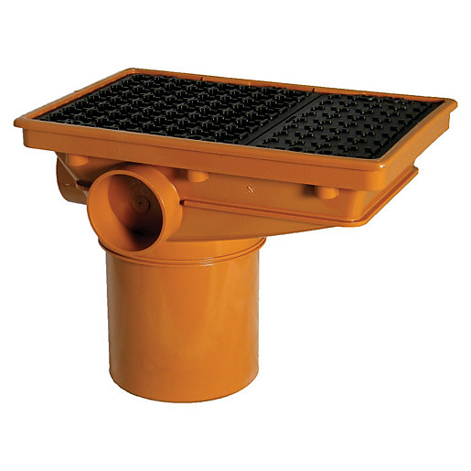 Underground-Drainage-FloPlast-110mm-Rectangular-Drain-Inlet-Hopper-Terracotta~H9504_435196_00