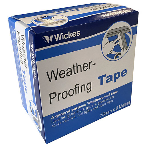 Wickes General Purpose Weatherproofing Tape 76mm x 8m Wickes.co.uk
