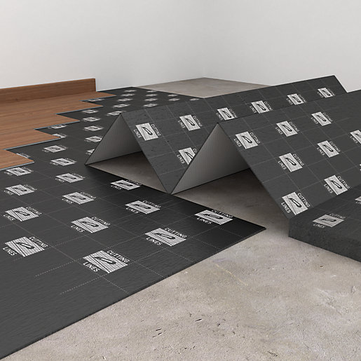 Arbiton Luxury Vinyl Click LVT Underlay 6.25m2 Pack Wickes.co.uk