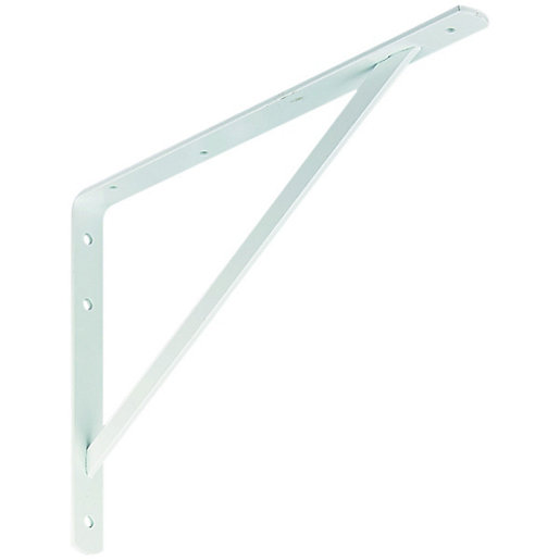 Wickes Heavy Duty Shelving Bracket White 395 x 270mm Wickes.co.uk