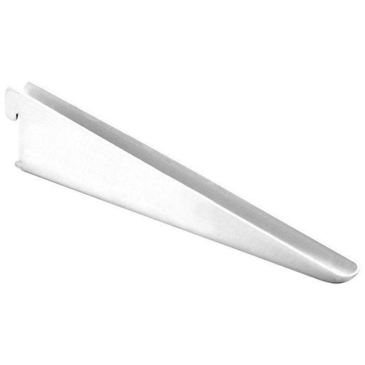 Wickes Twin Slot Shelving Brackets White 270mm Pack of 10 Wickes.co.uk