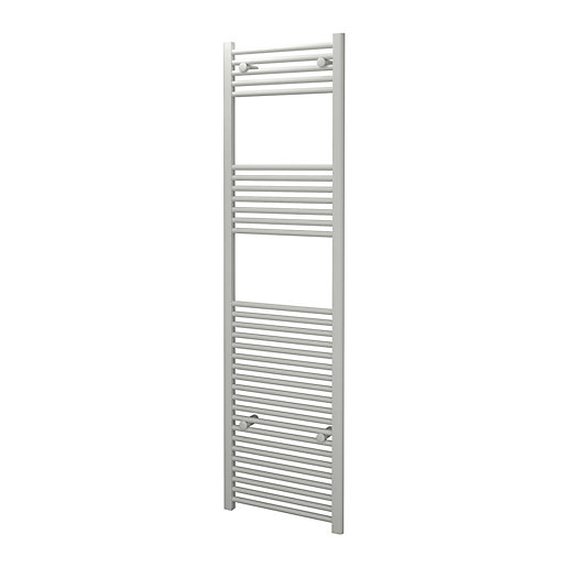 Kudox Straight Towel Radiator White 500 x 1800 mm Wickes.co.uk