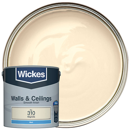 Wickes Magnolia No.310 Vinyl Matt Emulsion Paint 2.5L Wickes.co.uk