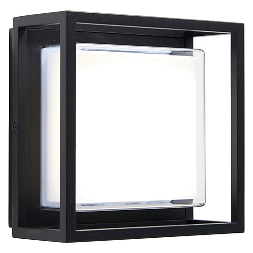 Saxby Joshua Textured Black Wall Light Wickes.co.uk