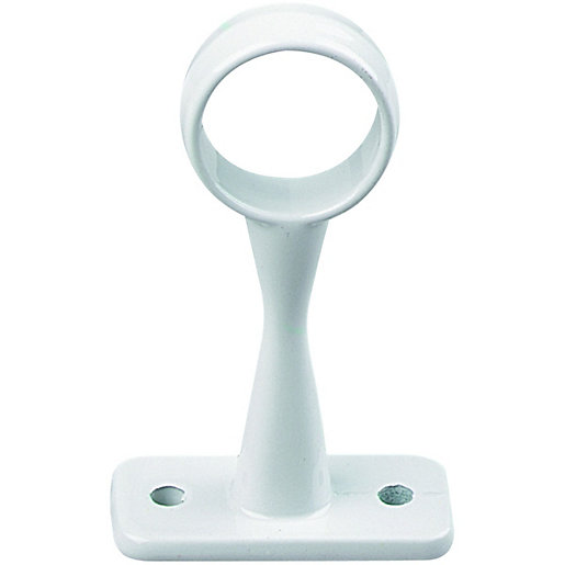Wickes Interior Centre Rail Bracket Deluxe 25mm White Wickes.co.uk