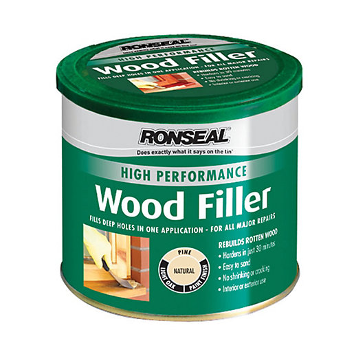 Ronseal High Performance Wood Filler Natural 275g Wickes.co.uk