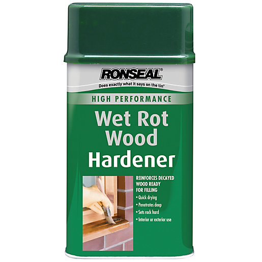 Ronseal Wet Rot Wood Hardener 250ml Wickes.co.uk