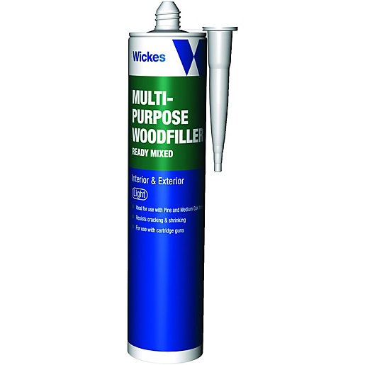 Wickes Multi Purpose Wood Filler Light 310ml Wickes Co Uk