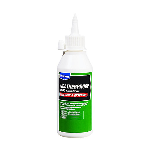 Wickes Weatherproof Wood Adhesive 250ml Wickes.co.uk