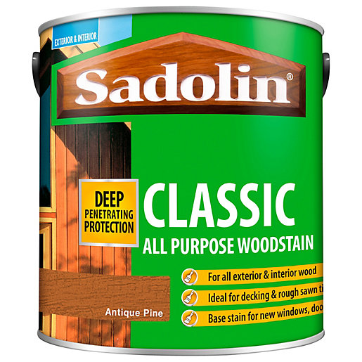 Sadolin Classic Woodstain Antique Pine 2 5l Wickes Co Uk