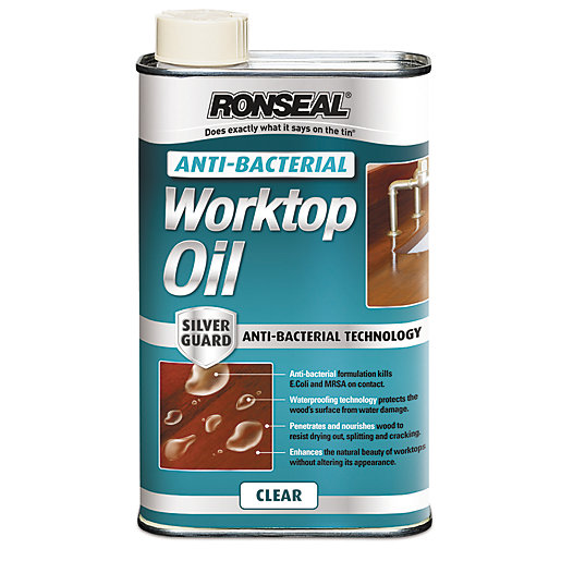 Ronseal Anti-Bacterial Work Top Oil - 1L