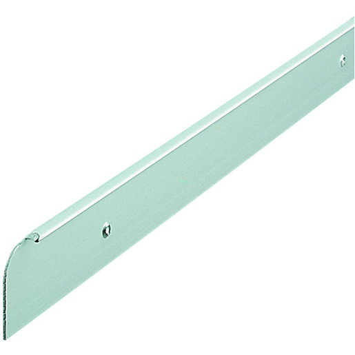 Wickes Worktop End Cover Trim Matt Silver 28mm Wickes.co.uk