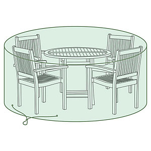Charles Bentley Medium Round Tarpaulin Garden Furniture Set Cover - Green
