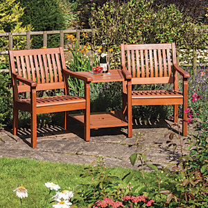 Rowlinson Willington Garden Companion Seat for Two