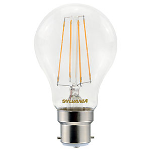 Sylvania LED Filament B22 GLS Bulb - 7W Pack of 4