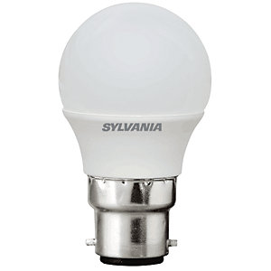 Sylvania LED Non Dimmable Frosted Mini Globe B22 Light Bulb - 3W