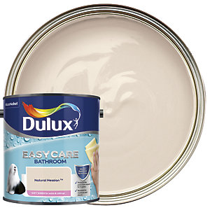 Dulux Easycare Bathroom Soft Sheen Emulsion Paint - Natural Hessian - 2.5L