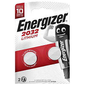 Energizer CR2032 Lithium Coin Batteries - Pack of 2