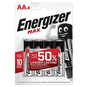 Energizer Max AA Batteries - Pack of 4