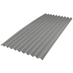 Grey Bitumen Corrugated Roof Sheet, Clear Corrugated Roofing Sheets Wickes
