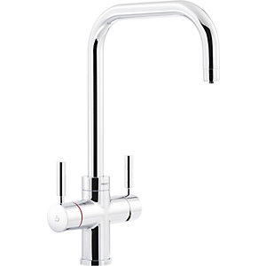 Pronteau by Abode Protex 3 In 1 Steaming Water Monobloc Sink Tap - Chrome