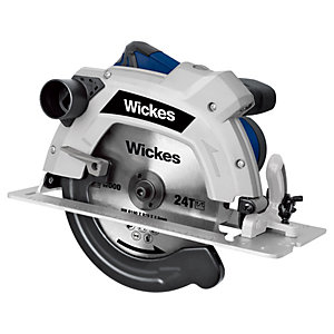 Power Saws Wickes 190mm Corded Circular Saw with Laser Guide - 1400W | Wickes.co.uk