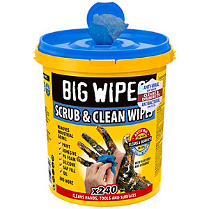 Big Wipes Scrub & Clean - Trade Bucket of 240