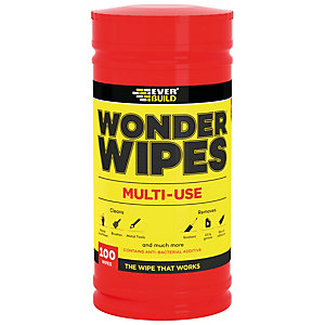 Everbuild Multi-Use Wonder Wipes - Pack of 100