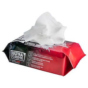 Ultragrime Pro XXL+ Power Scrub Cloth Wipes - Pack of 80