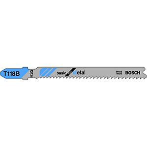 Bosch T118B Metal Jigsaw Blades - Pack of 5