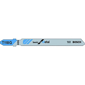 Bosch T118G Metal Jigsaw Blades - Pack of 5