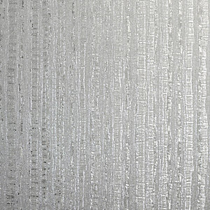 Arthouse Luxe Industrial Stripe Silver Wallpaper 10.05m x 53cm
