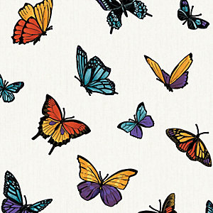 Julien Macdonald Flutterby Butterfly Decorative Wallpaper - 10m