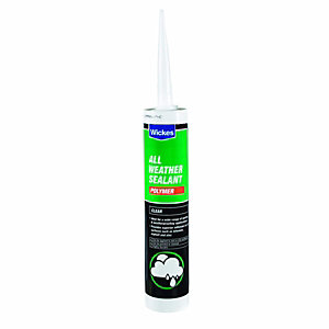 Wickes All Weather Polymer Sealant - Clear 300ml