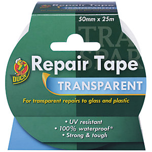 Duck Tape Repair Tape Transparent 50mm x 25m