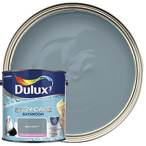 Dulux Easycare Bathroom Soft Sheen Emulsion Paint Denim Drift - 2.5L