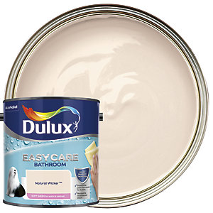 Dulux Easycare Bathroom Soft Sheen Emulsion Paint Natural Wicker - 2.5L