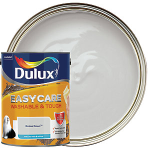 Dulux Easycare Washable & Tough Matt Emulsion Paint - Goose Down - 5L