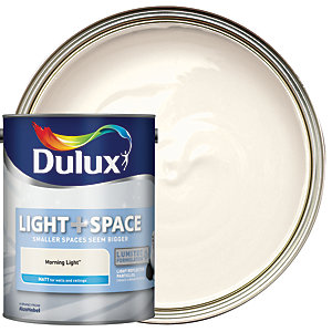 Dulux Light + Space Matt Emulsion Paint - Morning Light - 5L