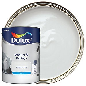 Dulux Matt Emulsion Paint Cornflower White - 5L
