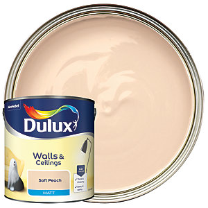 Dulux Matt Emulsion Paint - Soft Peach - 2.5L
