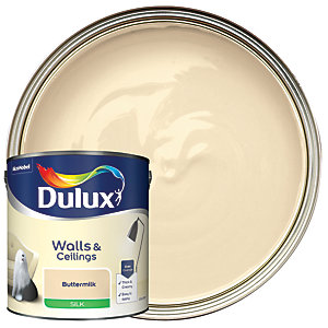 Dulux Silk Emulsion Paint - Buttermilk - 2.5L