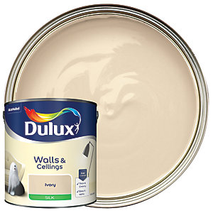 Dulux Silk Emulsion Paint - Ivory - 2.5L