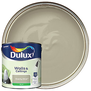Dulux Silk Emulsion Paint - Overtly Olive - 2.5L
